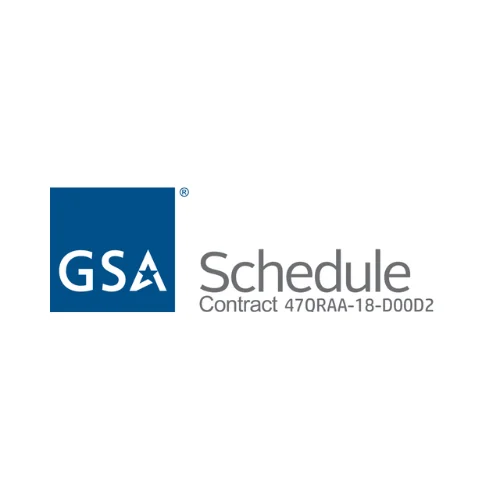 General Services Administration (GSA) Schedule logo representing authorized federal contract holders.