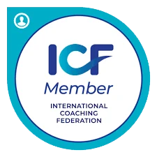 International Coaching Federation (ICF) Member logo symbolizing professional coaching certification and community.